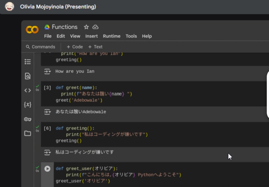 My 11yrs old student coding with Japanese language.

Her understanding level is top-notch.

Enroll your kids to and testify.