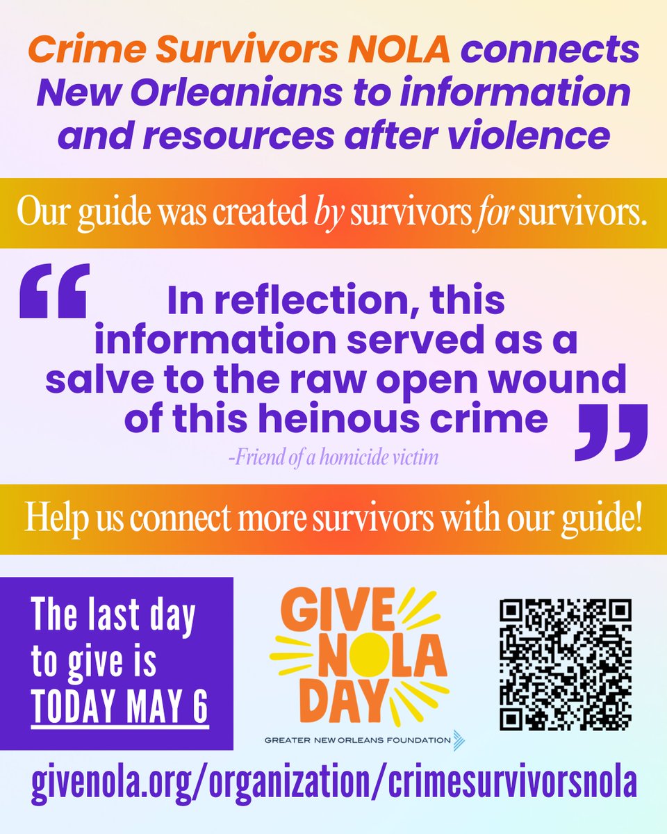 Crime Survivors Nola tweet media