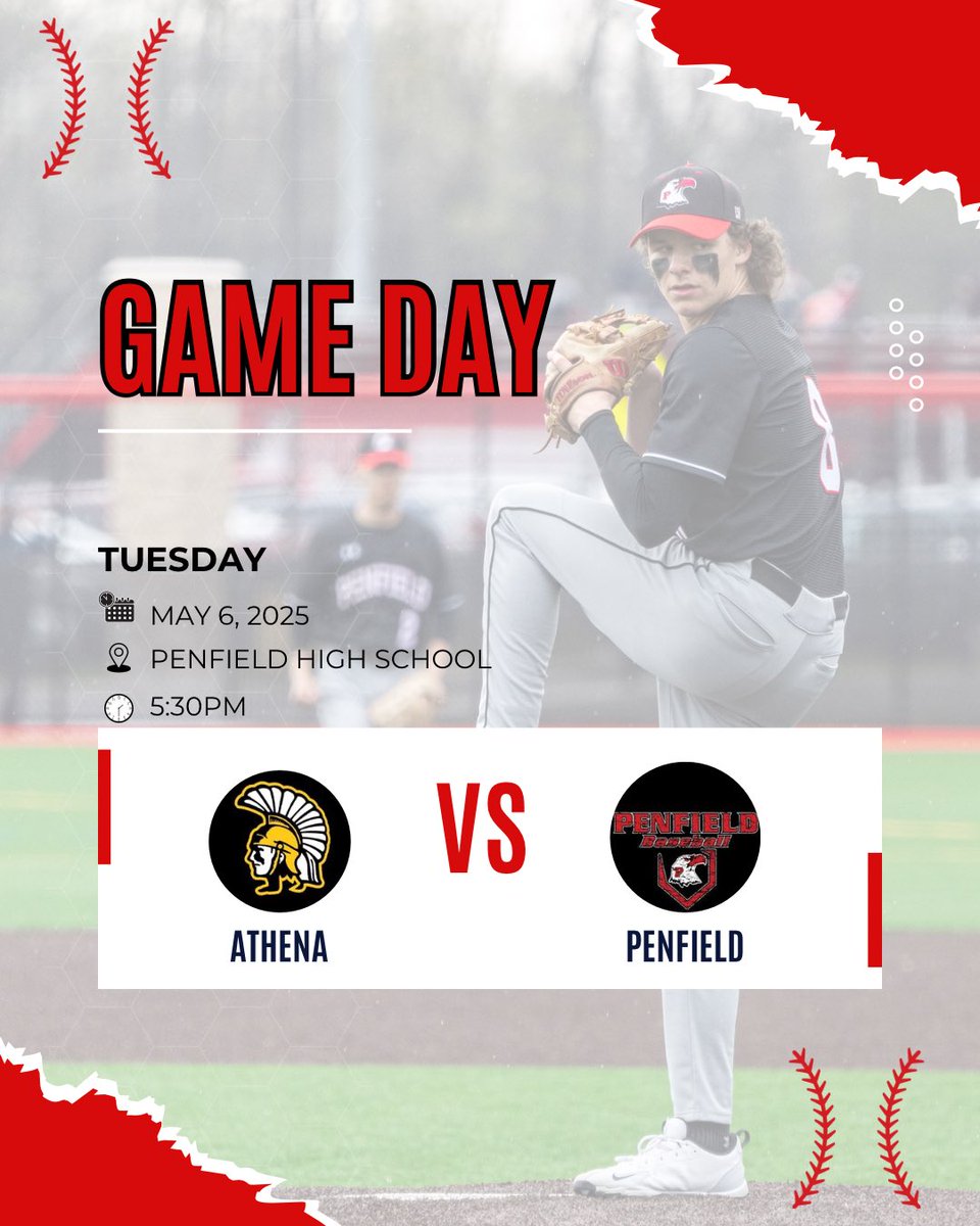 Penfield HS Baseball (@phspatriotsbb) on Twitter photo The boys welcome <a href="/AthenaBaseball/">Athena Baseball</a> this evening 🔴⚫️ <a href="/baseballsectv/">Section V Baseball</a> <a href="/PrimetimeBall_/">Primetime585⭕️</a> <a href="/PickinSplinters/">Paul Gotham</a> The boys welcome <a href="/AthenaBaseball/">Athena Baseball</a> this evening 🔴⚫️ <a href="/baseballsectv/">Section V Baseball</a> <a href="/PrimetimeBall_/">Primetime585⭕️</a> <a href="/PickinSplinters/">Paul Gotham</a>