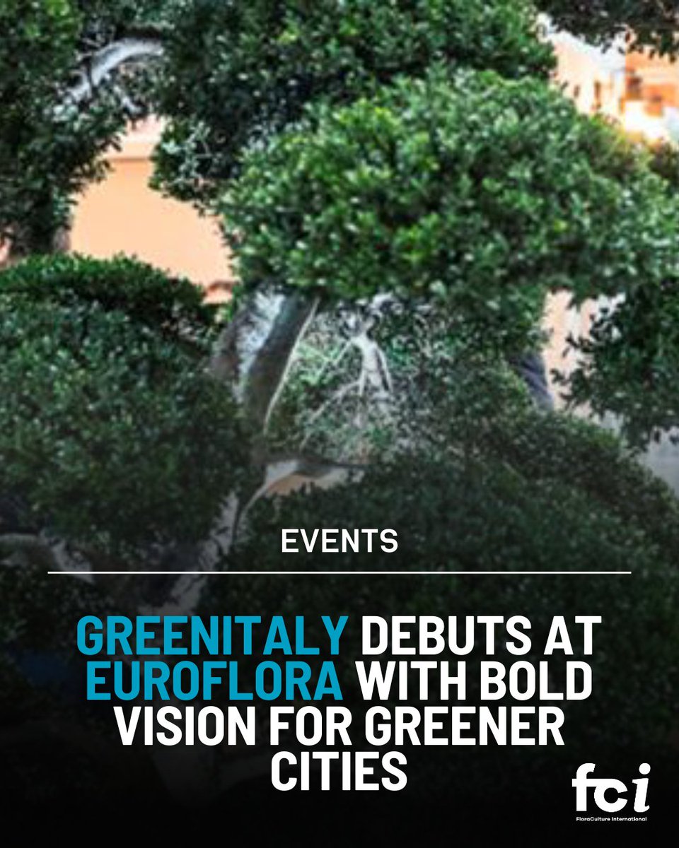 GreenItaly, the latest AIPH-approved trade exhibition, was officially launched at Euroflora 2025 on 28 April in Genoa, Italy—highlighting the country’s growing commitment to sustainable urban horticulture and innovation.

Find out more: aiph.org/floraculture/n…