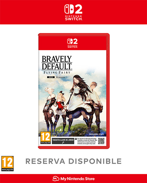 BRAVELY DEFAULT FLYING FAIRY HD Remaster llega a #NintendoSwitch2 el 05-06. ¡Es hora de seguir a los cuatro Guerreros de la Luz en su periplo para recuperar los cristales elementales! 

Ya se puede reservar el juego en formato físico en #MyNintendoStore: ntdo.com/6011f0ZLf