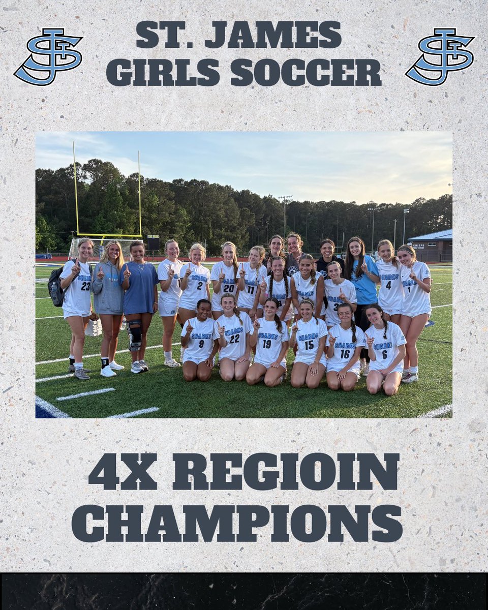 St. James Sharks Women’s Soccer ⚽️🦈 tweet media
