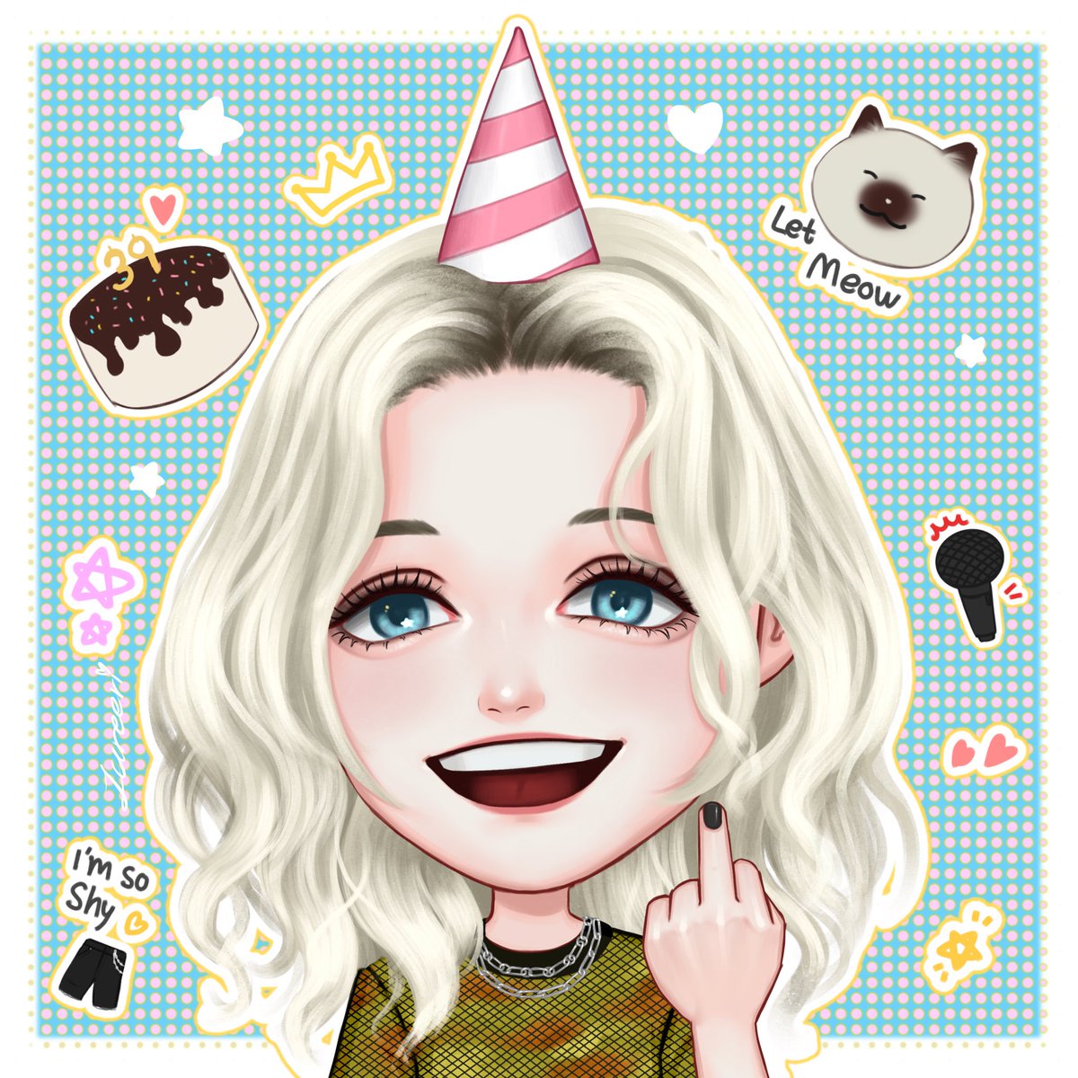 Jureeri's tweet image. HBD Em!!!🎂

#emilyarmstrong #LinkinPark #lpfanart