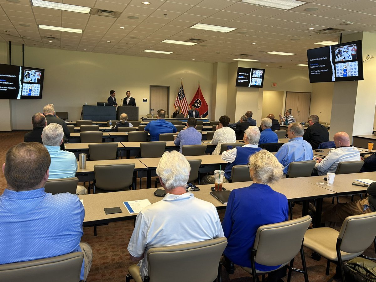 Lee De Leon (@ldeleon5) on Twitter photo Another great <a href="/MTSUBRAA/">Blue Raider Athletic Association (BRAA)</a> Board Meeting this morning!! My favorite part is always the Student-Athlete Spotlight, which featured QB1 <a href="/nwv_11/">Nick Vattiato</a> today. Loved hearing how the BRAA has enhanced his experience at MTSU. #BLUEnited Another great <a href="/MTSUBRAA/">Blue Raider Athletic Association (BRAA)</a> Board Meeting this morning!! My favorite part is always the Student-Athlete Spotlight, which featured QB1 <a href="/nwv_11/">Nick Vattiato</a> today. Loved hearing how the BRAA has enhanced his experience at MTSU. #BLUEnited