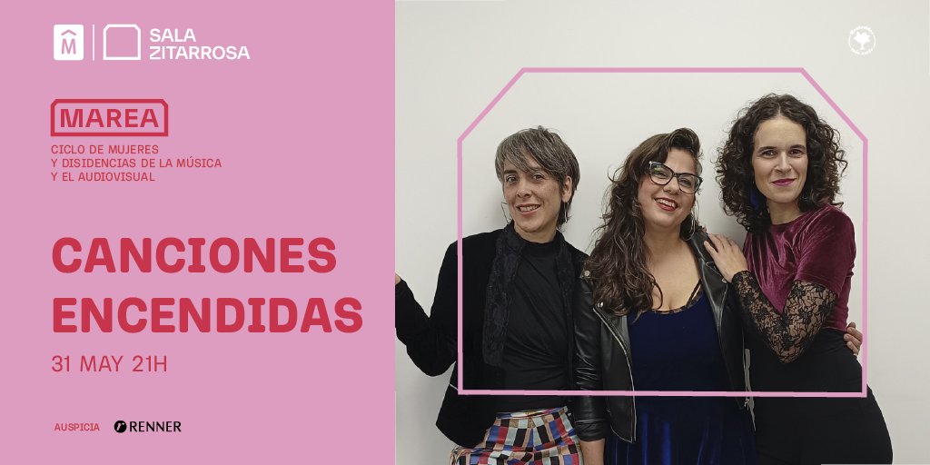 Canciones Encendidas presenta “El talón de Aquellas” dentro del Ciclo #MAREA. 

La inspiración es difundir parte del cancionero femenino uruguayo y rendirle homenaje

📆 Sábado 31 de mayo
⏰ 21:00
🎟️ Entradas a la venta en abitab, Redpagos, Tickantel y boletería de la sala