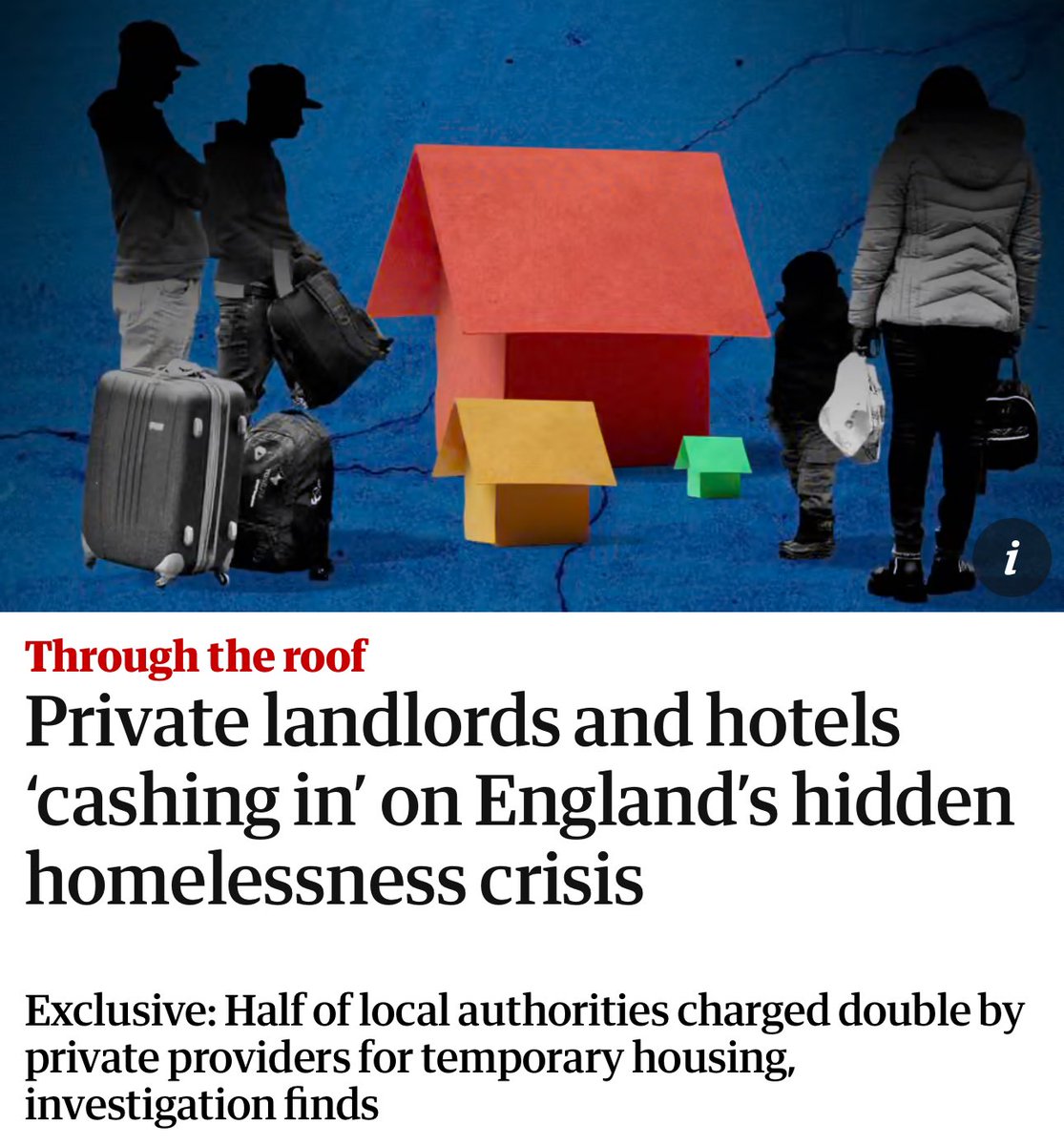 ACORN the union (@acornunion) on Twitter photo “More than 100,000 households are living in temporary accommodation in England, and the UK now has the worst homelessness problem in the developed world when they are taken into account.”
A national disgrace. “More than 100,000 households are living in temporary accommodation in England, and the UK now has the worst homelessness problem in the developed world when they are taken into account.”
A national disgrace.