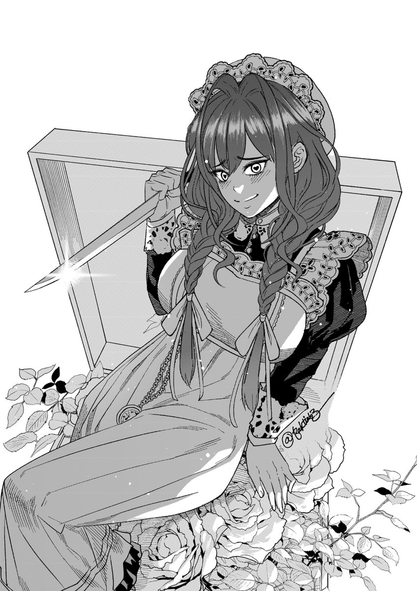Baktiab3's tweet image. Suki suki daisuki🌹🔪

 #kronillust #クロニーラ