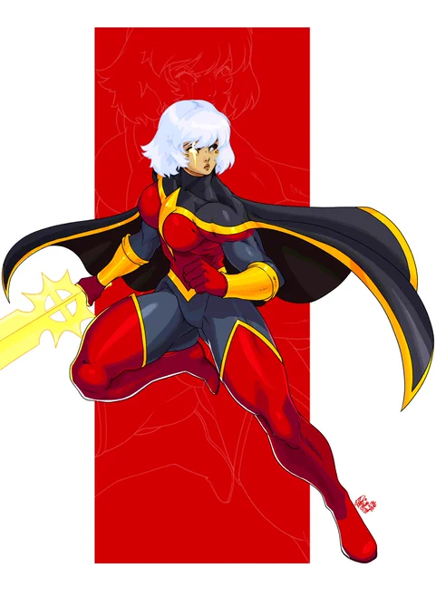 commission of Phyla-Vell as she appears in the upcoming Marvel Cosmic invasion. 