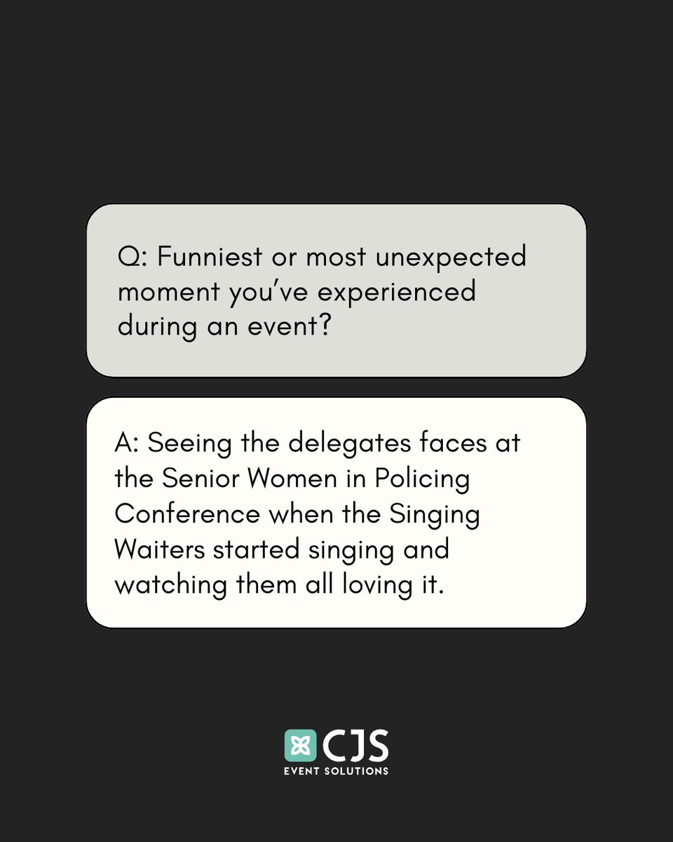 CJSEvents's tweet image. Get to know our Events and Office Administrator, Rachel a little better ✨ 
[swipe for her Q&amp;amp;A]  
#EventsManager #UKEventProfs #ADayWithRachel #UKEvents #WorkingMama