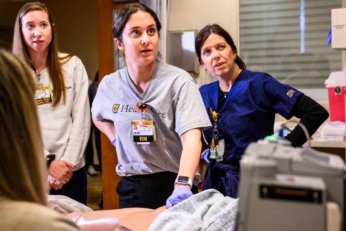 MU Health Care (@muhealth) on Twitter photo To our incredible nurses at <a href="/muhealth/">MU Health Care</a>, thank you.
Thank you for showing up, sharing your expertise and making a difference in the lives of our patients every single day. We are so grateful for all that you do! #NationalNursesWeek To our incredible nurses at <a href="/muhealth/">MU Health Care</a>, thank you.
Thank you for showing up, sharing your expertise and making a difference in the lives of our patients every single day. We are so grateful for all that you do! #NationalNursesWeek