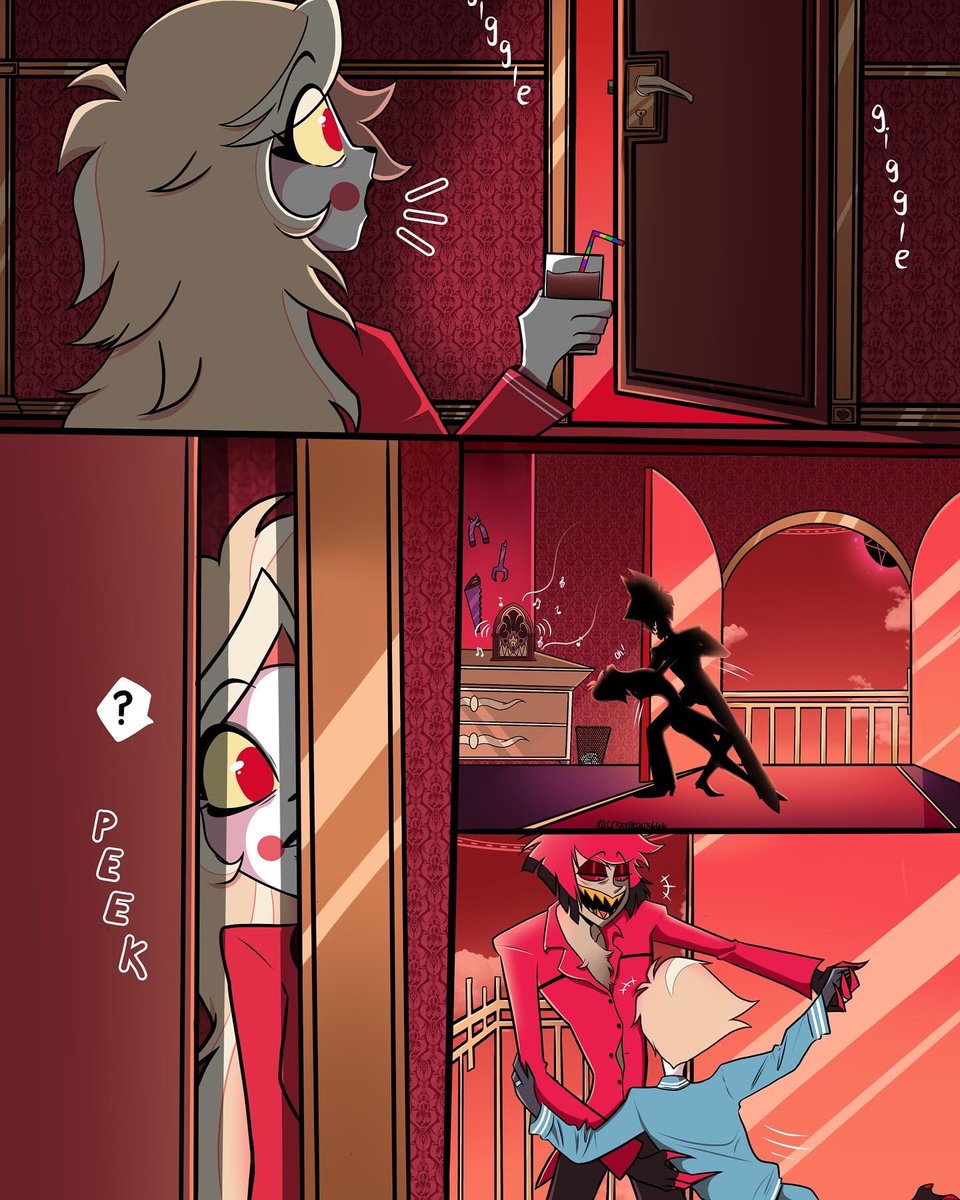 Crxxyheaux666's tweet photo. “Never thought I’d see dad like this again…” 

#hazbinhotel #radioapple https://t.co/kqTlHafMtO