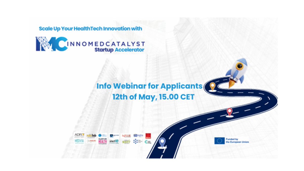 🚀 ¿Tienes una innovación en #HealthTech o #MedTech? ¡Este es tu momento!

🩺 Te invitamos al webinar informativo del Programa Acelerador #InnoMedCatalyst, un programa 100 % online y gratuito de 8 semanas.

📅 12 de mayo
⌚ 15:00h 

📝 Inscripciones: us02web.zoom.us/meeting/regist…