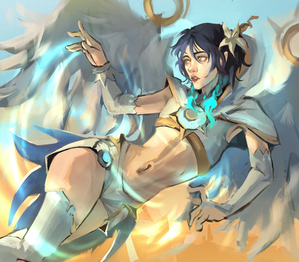 lebermer's tweet image. #venti #GenshinImpact #barbatos