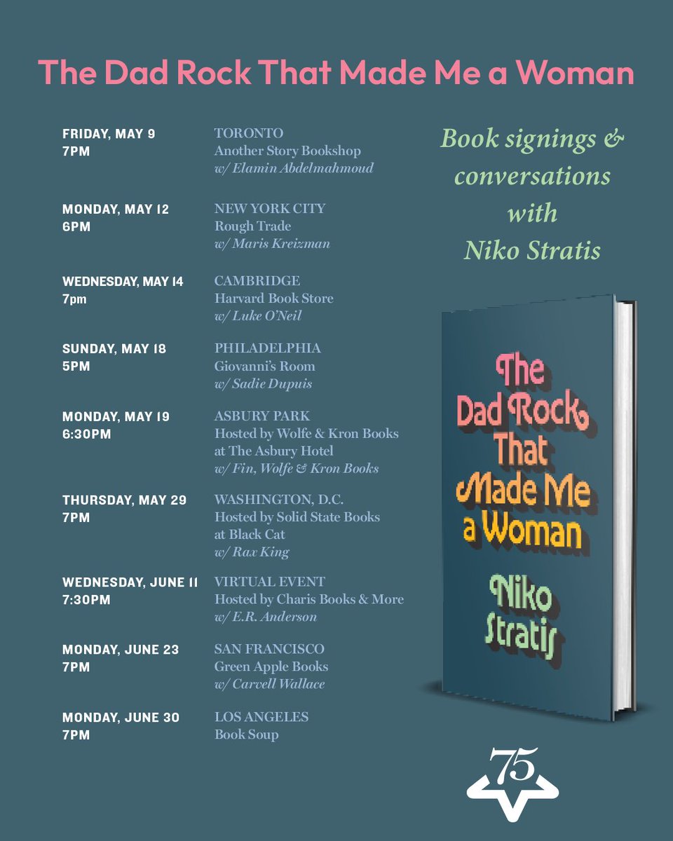 University of Texas Press (@utexaspress) on Twitter photo A very happy pub day to <a href="/nikostratis/">Niko Stratis</a> and THE DAD ROCK THAT MADE ME A WOMAN! We couldn’t be more thrilled to be putting Niko’s beautiful, deeply moving book out into the world. Purchase your copy today wherever you buy books, and come out to see Niko on tour! A very happy pub day to <a href="/nikostratis/">Niko Stratis</a> and THE DAD ROCK THAT MADE ME A WOMAN! We couldn’t be more thrilled to be putting Niko’s beautiful, deeply moving book out into the world. Purchase your copy today wherever you buy books, and come out to see Niko on tour!