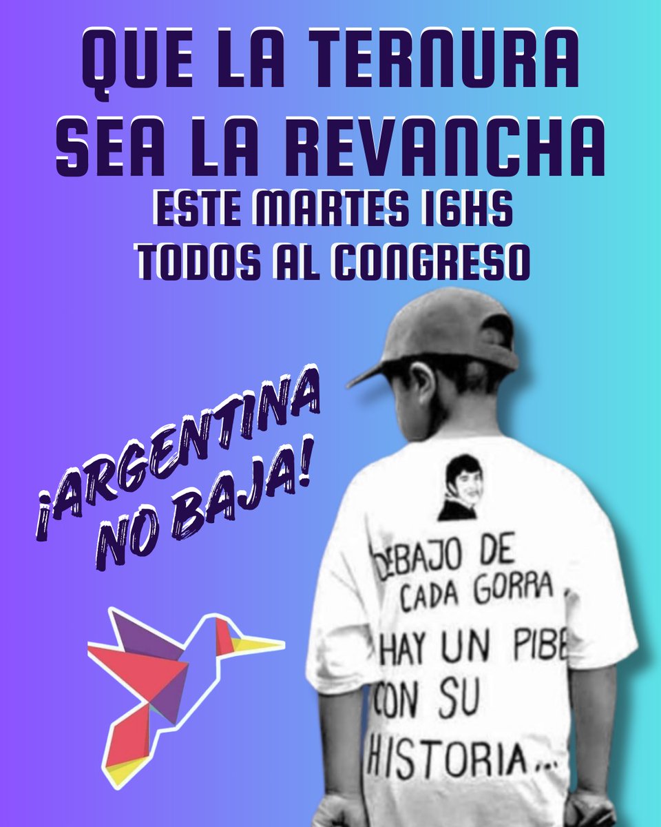 Hoy!
Nos vemos en el Congreso!
#NoALaBaja
#ArgentinaNoBaja