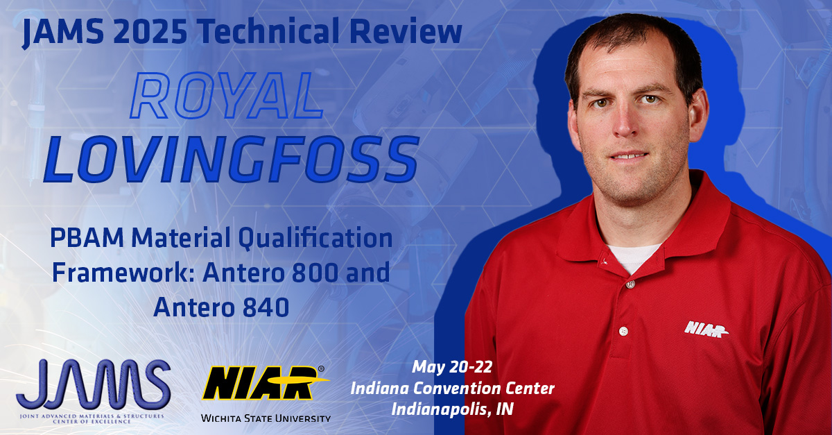 A new speaker highlight series begins for the JAMS Technical Conference on May 20-22. In this session with Royal Lovingfoss, attendees will develop a deeper understanding of the qualification framework for polymer based additive manufactured (PBAM) materials.