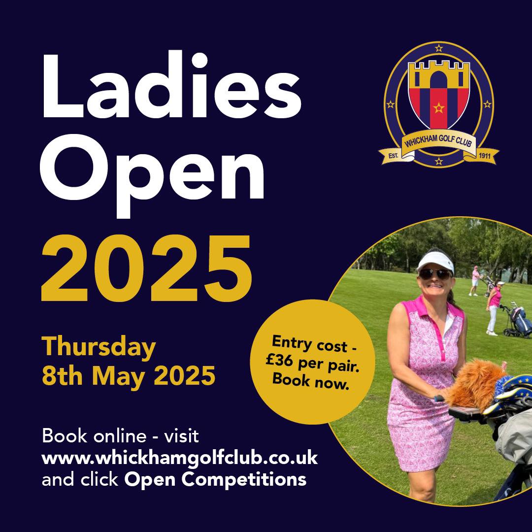 We still have a few places available for our Ladies Open happening this Thursday, 8th of May 2025 Visit our website to book: bit.ly/wgcopens