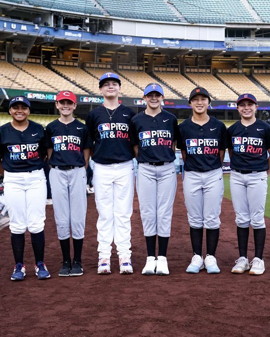 HARD WORK PAYS OFF!🤩💪🏼

In 2022, 8-year old piper placed 3rd in the MLB Pitch Hit &amp; Run Finals. Two years later, she returned to WIN the 9-10 division at Dodger Stadium during the WORLD SERIES! 

Register for your opportunity today! mlb.com/pitch-hit-and-…