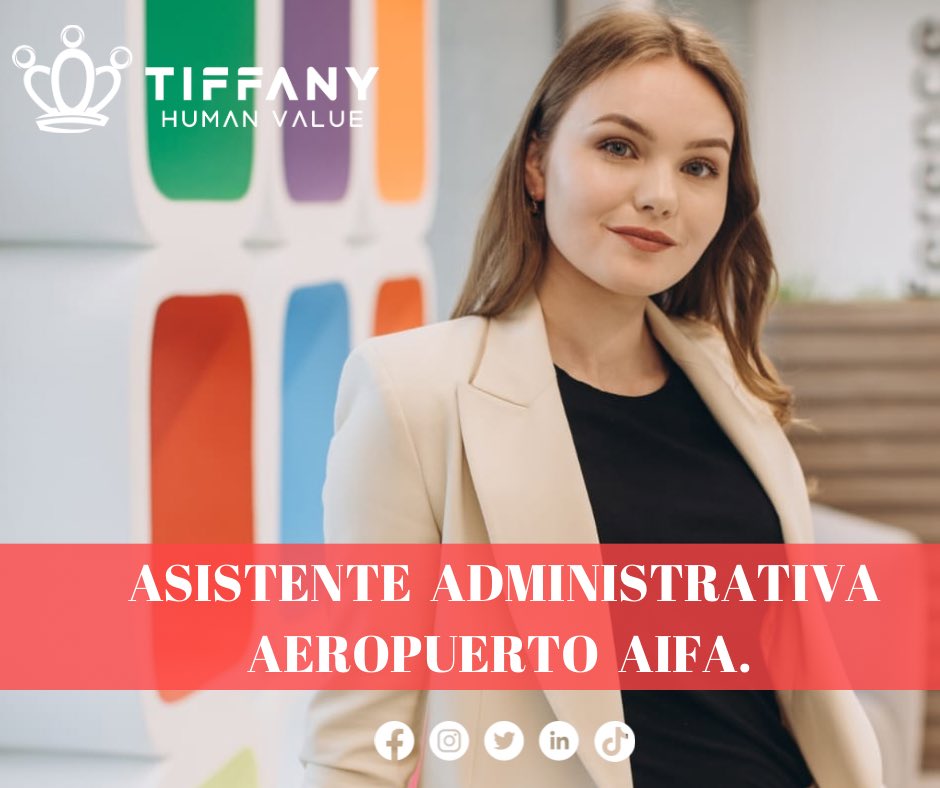 TiffanyHumanV's tweet photo. En Tiffany Human Value, Creamos experiencias con Valor Humano

🎯Vacante : Asistente Administrativo 

📍Ubicación: AIFA | Santa Lucía 

🏢 Sector empresarial: Aeronáutico 

Envía tu hoja de vida al correo de talento@tiffanyhumanvalue.net | Vía inbox. https://t.co/Y7Qz2UK0UN