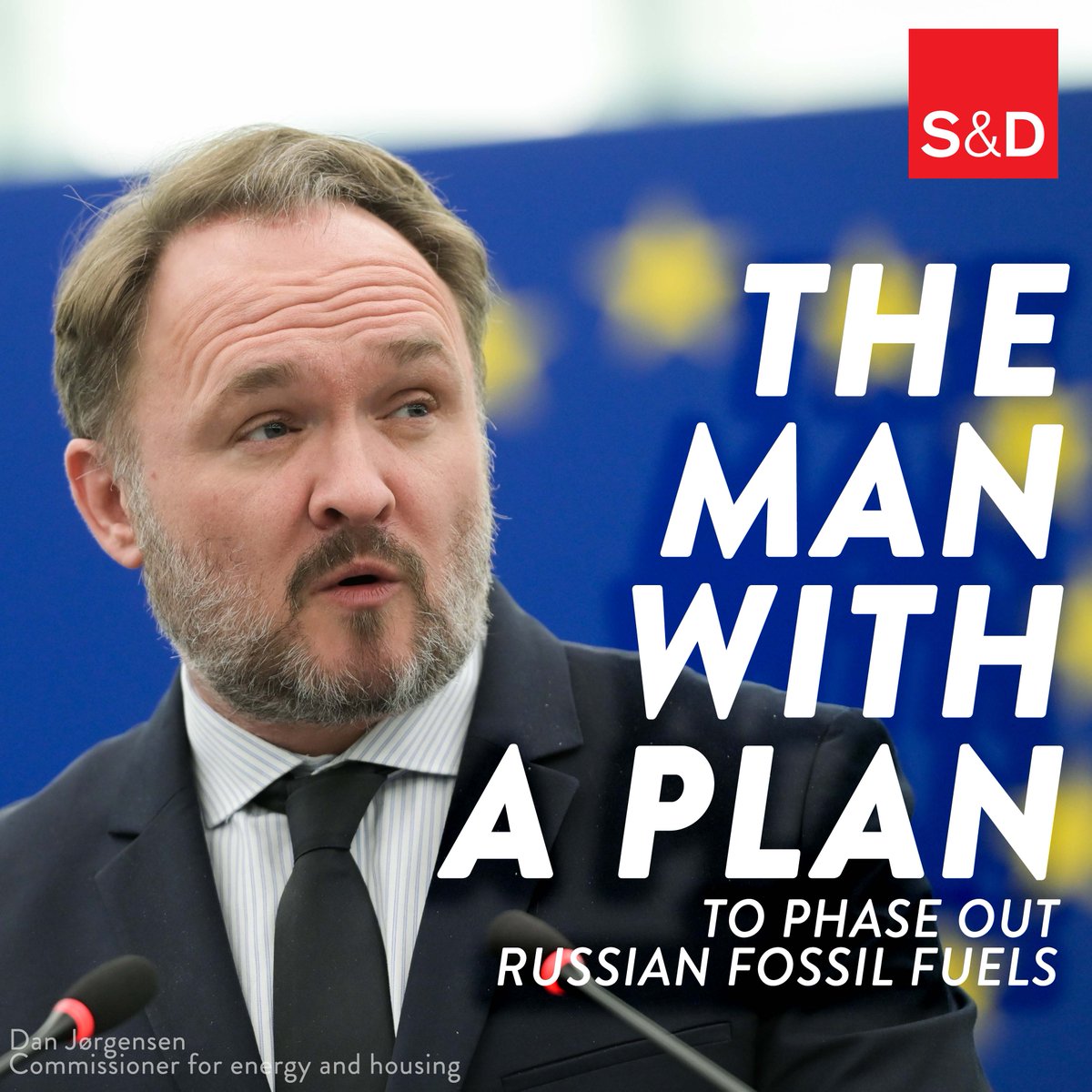 S&D Group (@theprogressives) on Twitter photo For years Russia has used fossil fuels as leverage.
The illegal war on 🇺🇦made it clear –we cannot keep funding the Russian war machine!
Commissioner <a href="/DanJoergensen/">Dan Jørgensen</a>'s roadmap to phase out 🇷🇺 fossil fuels by 2027 is the plan we needed!
Time for a good legislative proposal! For years Russia has used fossil fuels as leverage.
The illegal war on 🇺🇦made it clear –we cannot keep funding the Russian war machine!
Commissioner <a href="/DanJoergensen/">Dan Jørgensen</a>'s roadmap to phase out 🇷🇺 fossil fuels by 2027 is the plan we needed!
Time for a good legislative proposal!