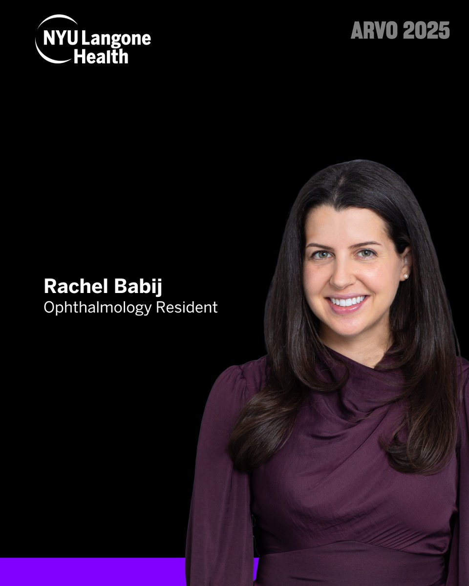 NYU Grossman School of Medicine (@nyugrossman) on Twitter photo 📅 Wednesday, May 7
📝 Poster A0393
Topic: Clinical and Radiographic Response to Teprotumumab in a Single-Center Retrospective Study
Presenter: Rachel Babij, MD
🕙 10:15AM–12:00PM | Hall A–E
#ARVO2025 <a href="/NYULangoneEye/">NYU Langone Ophthalmology</a> 📅 Wednesday, May 7
📝 Poster A0393
Topic: Clinical and Radiographic Response to Teprotumumab in a Single-Center Retrospective Study
Presenter: Rachel Babij, MD
🕙 10:15AM–12:00PM | Hall A–E
#ARVO2025 <a href="/NYULangoneEye/">NYU Langone Ophthalmology</a>
