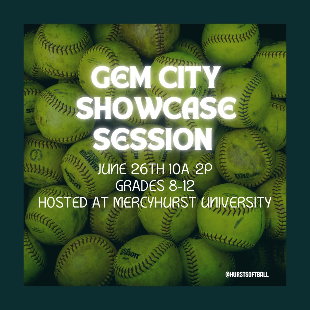 We can't wait to see you in June at the Gem City Showcase Camp! NCAA D1, D2 &amp; D3 Coaches are all working the day. Sign up ASAP! 🔗in the bio