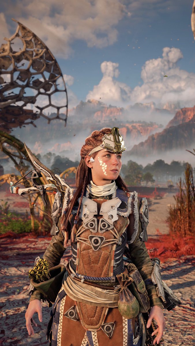 Her sword rusts with forgotten battles, 
yet the horizon still sharpens in her gaze.
📷：by me 

#WIGVP #BeyondTheHorizon #Aloy #ShadesofHorizon #VirtualPhotography #VPGamers #VPRetweet #VPRT #VGPUnite #VPGFam #ArtisticofSociety #LandofVP  #ThePhotoMode #FutureVPSupport