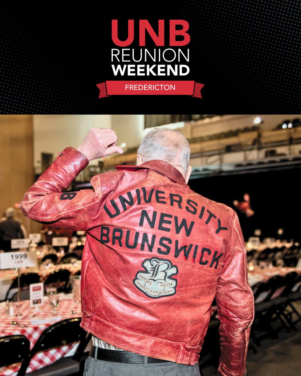UNB alumni, Reunion Weekend is a little over a month away!

Reconnect and reminisce with classmates, teammates and friends during a weekend filled with events and celebrations on the Fredericton campus, June 12-15.

Explore the schedule and register at unb.ca/reunionweekend