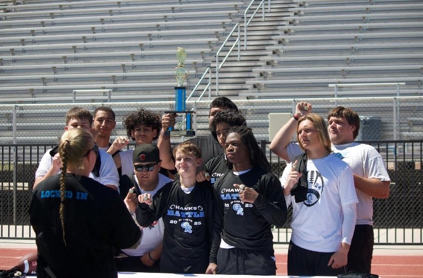 Teamwork makes the dream work. 2025 7v7 champs at Gila Ridge 5-0!