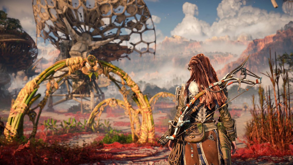 Each one a whispered conversation with those who walked here centuries before.

📷：by me 

#WIGVP #BeyondTheHorizon #Aloy #ShadesofHorizon #VirtualPhotography #VPGamers #VPRetweet #VPRT #VGPUnite #VPGFam #ArtisticofSociety #LandofVP  #ThePhotoMode #FutureVPSupport