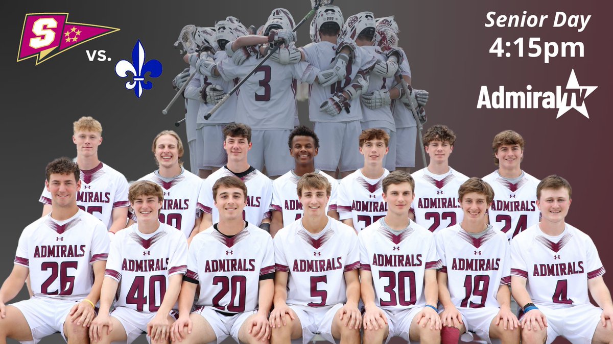 AdmiralTV (@admiraltv) on Twitter photo Admiral TV broadcast TODAY! Severn's varsity boys lacrosse team takes on St. Mary's in the Severn River Classic from Barbour Family Stadium. Faceoff for the Senior Day season finale is 4:15pm.
Watch live or on demand:
fan.hudl.com/AdmiralTV
<a href="/SevernAthletics/">Severn Athletics</a> <a href="/severn_lacrosse/">Severn Lacrosse</a> Admiral TV broadcast TODAY! Severn's varsity boys lacrosse team takes on St. Mary's in the Severn River Classic from Barbour Family Stadium. Faceoff for the Senior Day season finale is 4:15pm.
Watch live or on demand:
fan.hudl.com/AdmiralTV
<a href="/SevernAthletics/">Severn Athletics</a> <a href="/severn_lacrosse/">Severn Lacrosse</a>