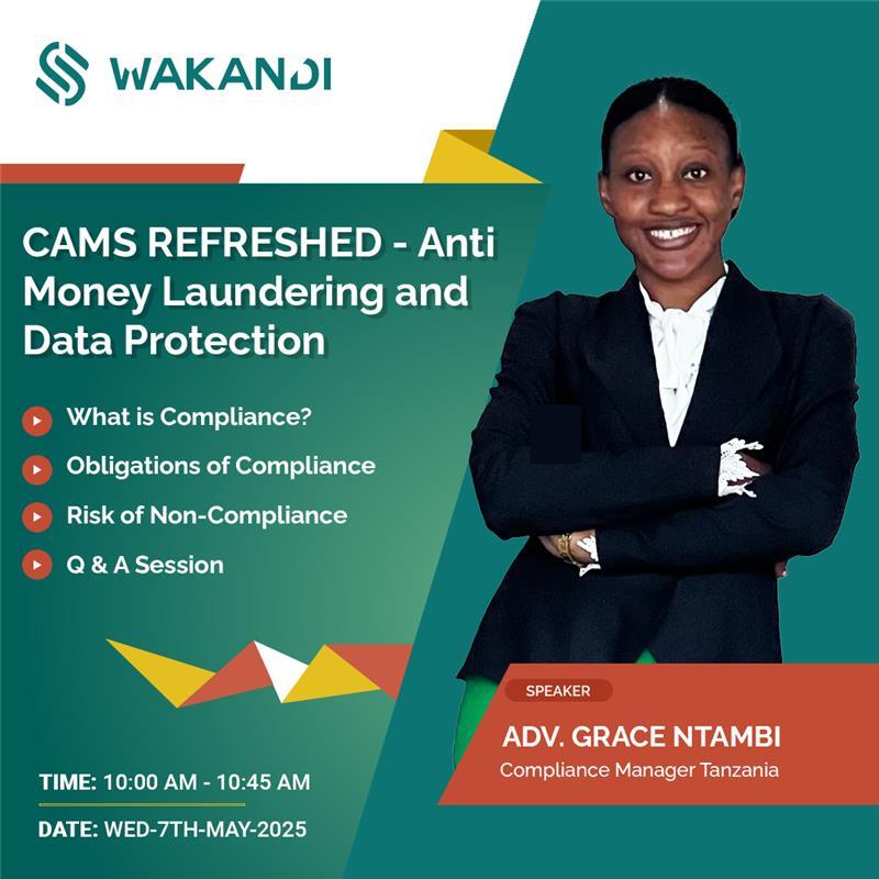 Join us tomorrow, at 10:00 AM for an important session on Anti-Money Laundering (AML) and Data Protection, key areas for compliance and institutional growth. Tap/Copy into link to register. 💫
hubs.la/Q03ldr6b0

#SACCO #MFI #AML #DataProtection #Compliance #WakandiEnergy
