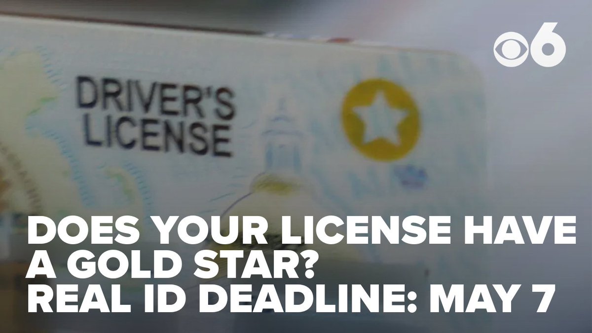 CBS6Albany's tweet image. #SHAREYOURTHOUGHTS

The Real ID deadline is tomorrow, May 7, did you upgrade your license to real or enhanced?

If not, tell us if your travel plans have changed due to the implementation of the new travel guidelines.

#comment