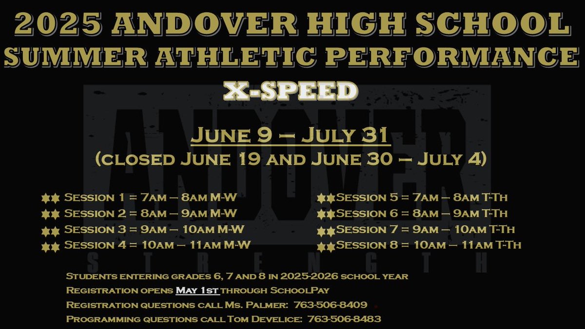 The most important thing you can do to prepare in offseason is be consistent in the weight room and speed training. We have an amazing program at AHS- TAKE ADVANTAGE OF IT!!!!!