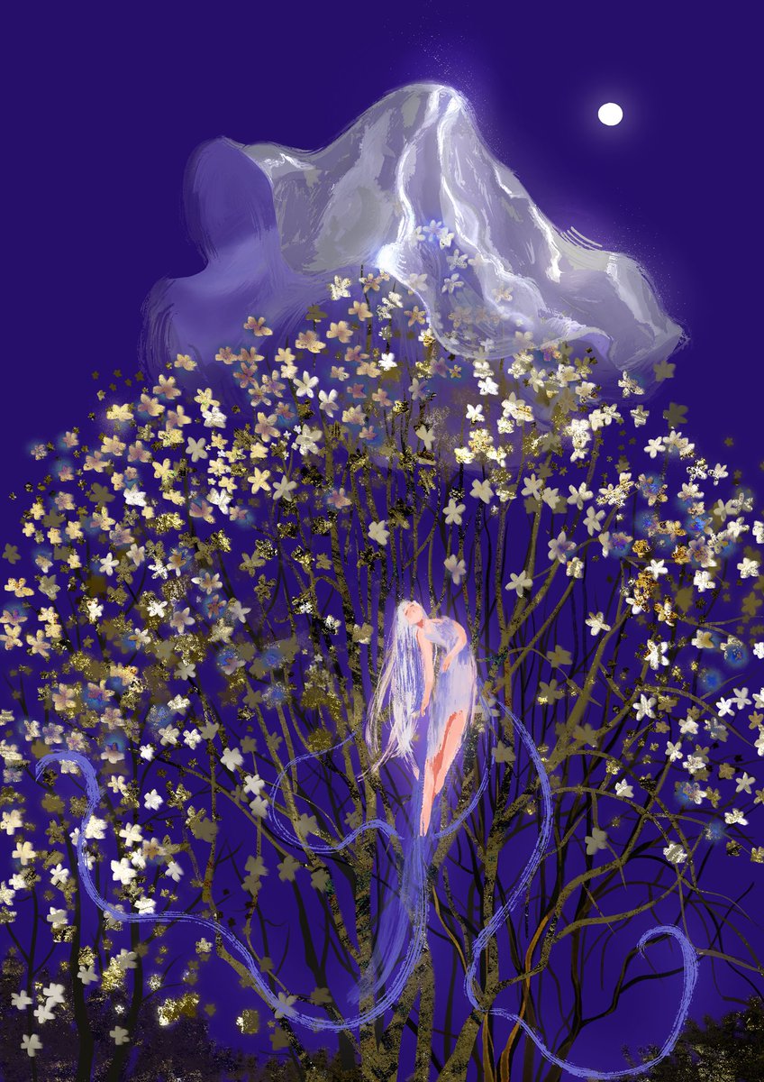 𝑴𝒐𝒐𝒏 𝑩𝒍𝒐𝒔𝒔𝒐𝒎 𝑽𝒆𝒊𝒍

Yet echo and waiting