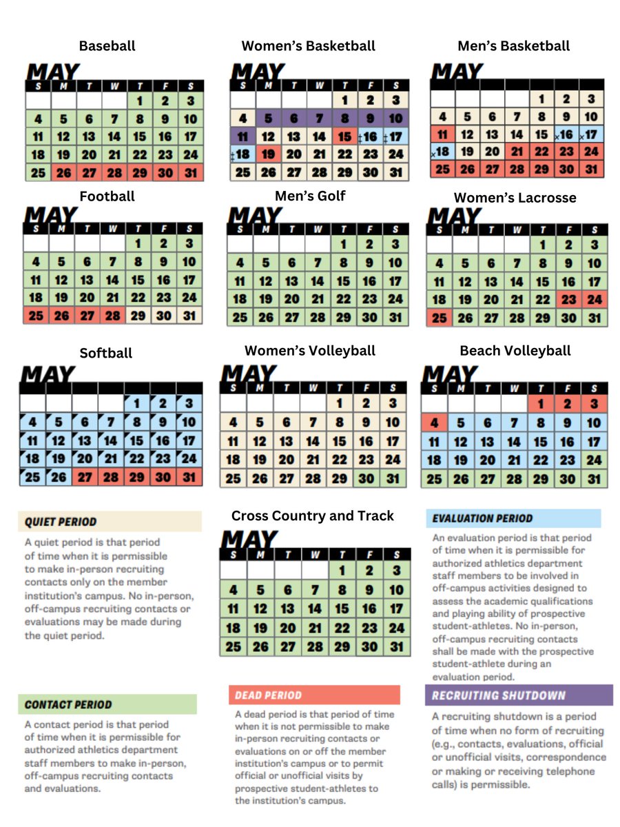 May recruiting calendars

#HornsUp🤘