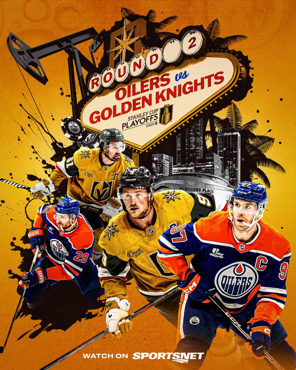 A rivalry renewed 👀 

📺: Oilers vs. Golden Knights Game 1 TONIGHT at 9:30pm ET / 7:30pm MT on Sportsnet
