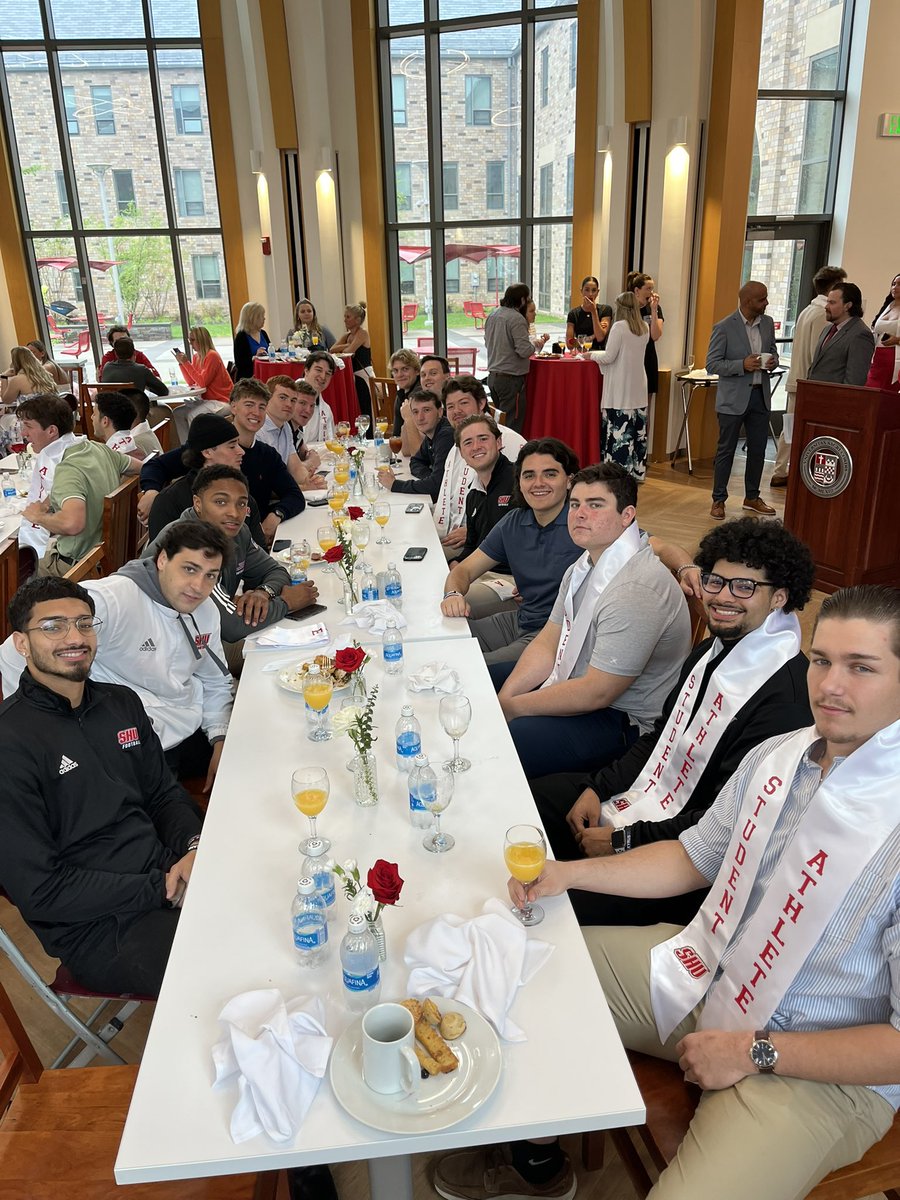 Matt Gardner (@coachgardner_) on Twitter photo A great tradition at <a href="/SHUBigRed/">SHU Pioneers</a> the student athlete senior brunch. Thanks to all the seniors from <a href="/SHU__Football/">Sacred Heart Football</a> for all you have done for the university and football program. A great tradition at <a href="/SHUBigRed/">SHU Pioneers</a> the student athlete senior brunch. Thanks to all the seniors from <a href="/SHU__Football/">Sacred Heart Football</a> for all you have done for the university and football program.