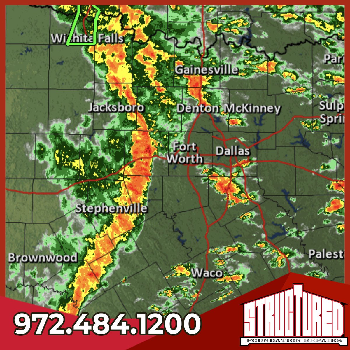 StructuredFound's tweet image. 🌧️ If your yard looks flooded during a storm, don’t panic—your drainage boxes might just be overwhelmed.

If city streets with huge gutters can’t keep up, imagine what your little 9"x9" box is going through.

It’ll catch up once the rain slows. 💧 #DFWDrainage #StormTips