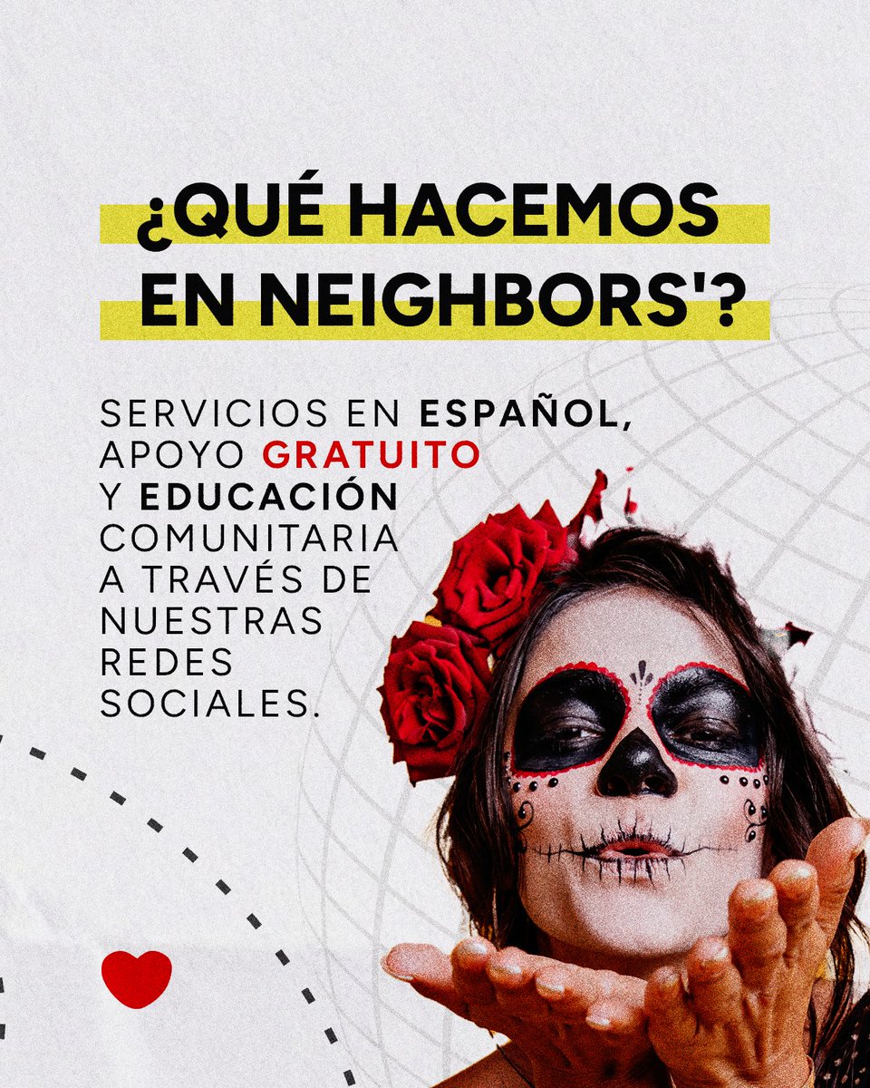 En Neighbors' estamos aquí para decirte: sí hay ayuda 🤝, sí hay espacio 🏡 y sí te entendemos 🧠💬.

Te invitamos a que nos sigas 📲 para que te mantengas informado 📚 y puedas compartir este contenido de valor 💌, porque cuando uno se sana 💪, toda la comunidad se fortalece