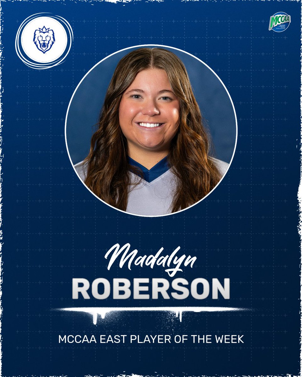 Macomb Athletics (@macombmonarchs) on Twitter photo Player of the Week! ๐ฅ๐
<a href="/MacombSoftball/">Macomb Softball</a> FR RHP/DP Madalyn Roberson slashed .700/.769/1.700 and drove in eight runs on three home runs and a double to earn MCCAA Eastern Conference Player of the Week honors! Roberson also went 2-1 in the circle with a 1.11 ERA! What a week! Player of the Week! ๐ฅ๐
<a href="/MacombSoftball/">Macomb Softball</a> FR RHP/DP Madalyn Roberson slashed .700/.769/1.700 and drove in eight runs on three home runs and a double to earn MCCAA Eastern Conference Player of the Week honors! Roberson also went 2-1 in the circle with a 1.11 ERA! What a week!