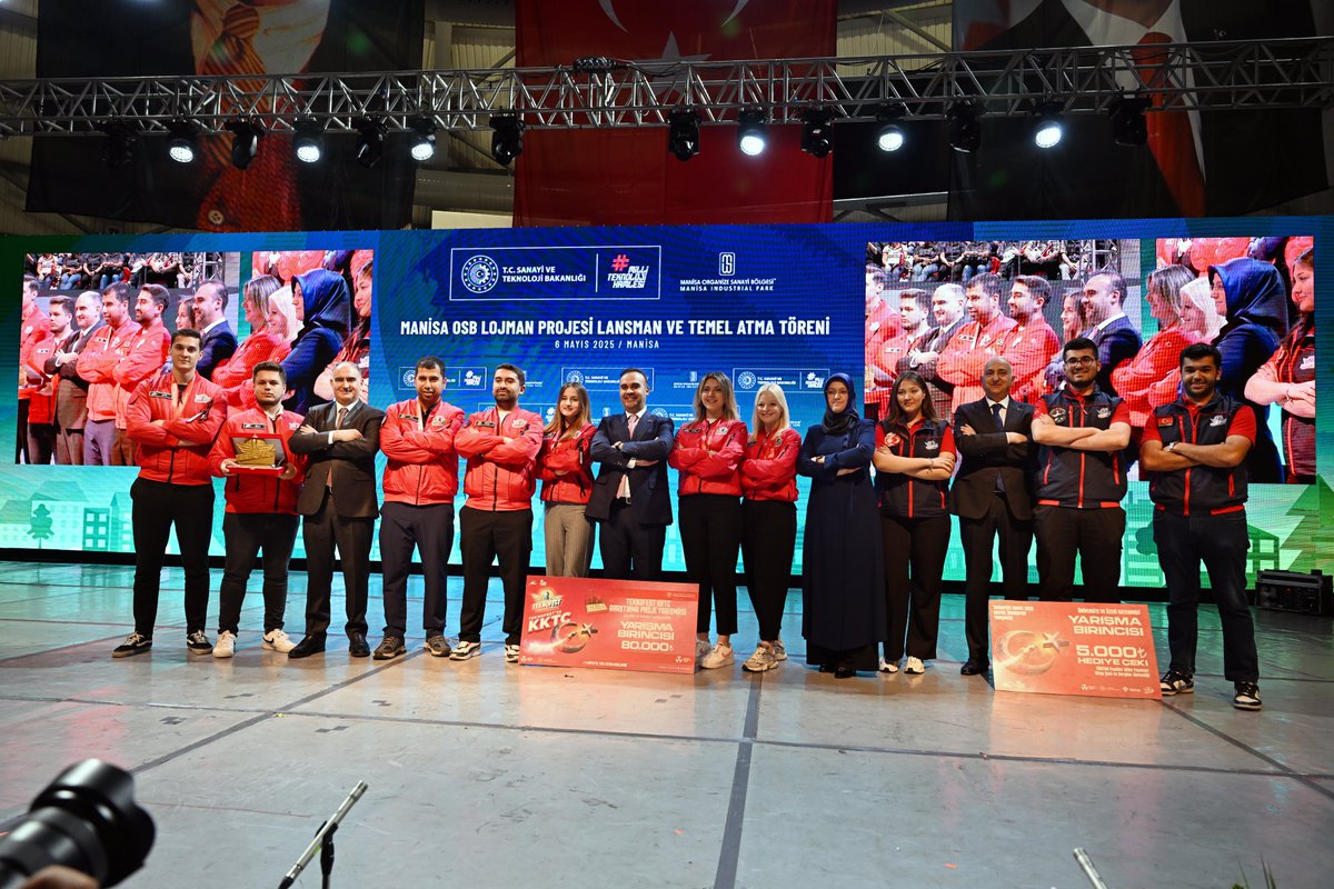 Rektörümüz Prof. Dr. <a href="/RanaKibar_/">Prof. Dr. Rana Kibar</a>, <a href="/TCSanayi/">Sanayi ve Teknoloji Bakanlığı</a>  ve Teknoloji Bakanı @MFatihKacir Mehmet Fatih Kacır’ın Katılımıyla Gerçekleşen @Manisaosb Lojman Tanıtımı ve Temel Atma Töreni’ne Katıldı

📰u.mcbu.edu.tr/db7

#ProfDrRanaKibar #ManisaCelalBayarÜniversitesi #MCBÜ #MCBÜrektör