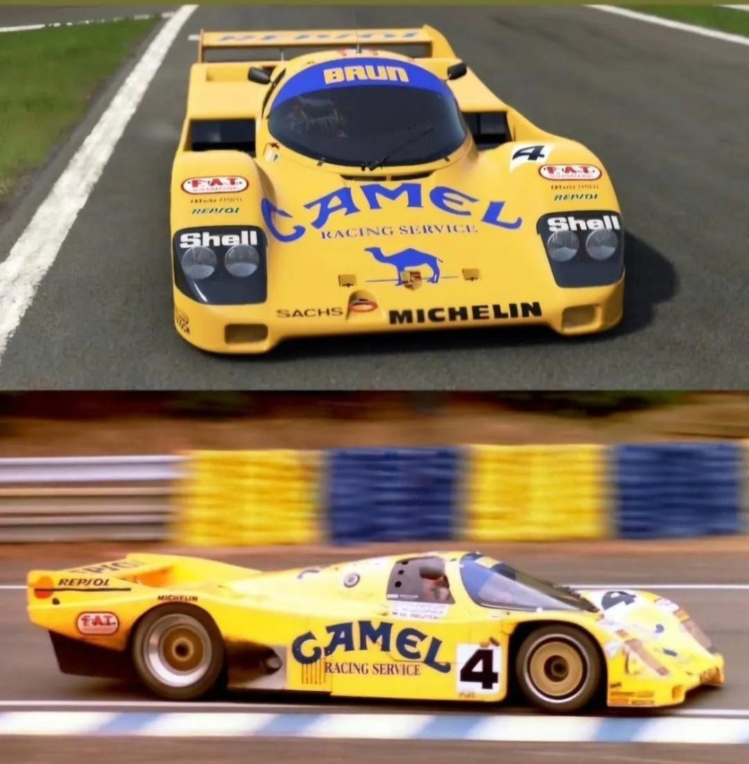 RSF_Motorsport's tweet photo. #Prosche 962 Camel🐫 💛💛💛
Flat-6 Turbo 
#BrunMotorsport https://t.co/tihZRL7DYK