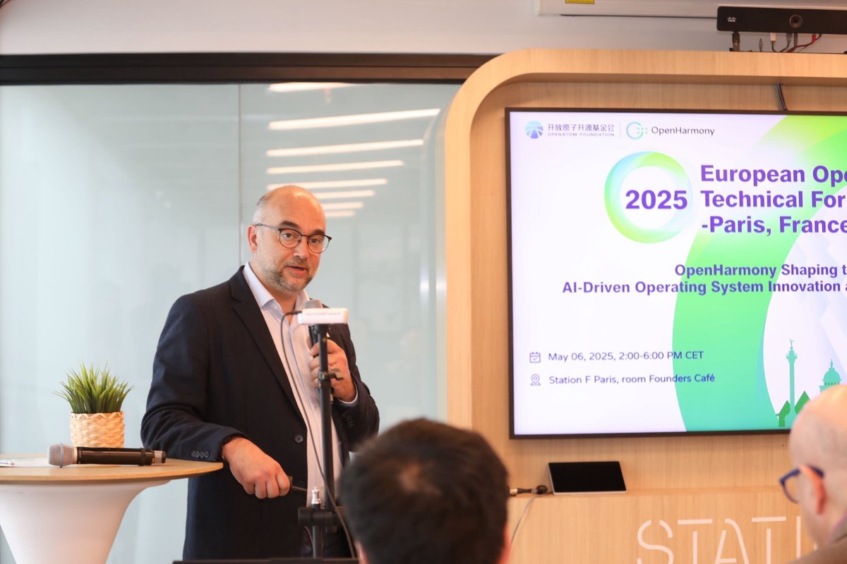 Oniro (@oniro_project) on Twitter photo ๐ค <a href="/gblondelle/">Gaรซl Blondelle</a> is at the OpenHarmony Technical Forum at GOSIM AI Paris (<a href="/gosimfoundation/">GOSIM Foundation</a>) to present "Paving the Way for a Global Open Source Ecosystem of AI-Enabled Smart Devices: Oniro and OpenHarmony Cooperation."
#oniro #OpenHarmony #AI #EclipseFdn ๐ค <a href="/gblondelle/">Gaรซl Blondelle</a> is at the OpenHarmony Technical Forum at GOSIM AI Paris (<a href="/gosimfoundation/">GOSIM Foundation</a>) to present "Paving the Way for a Global Open Source Ecosystem of AI-Enabled Smart Devices: Oniro and OpenHarmony Cooperation."
#oniro #OpenHarmony #AI #EclipseFdn