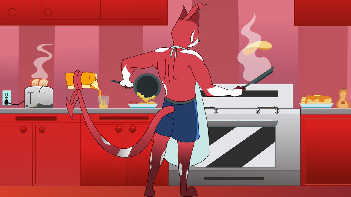 SilasP343's tweet image. POV: You wake up and smell something good. You walk to the kitchen and see Silas, making quite the breakfast spread.
Silas: Good Morning. Hope you're hungry.