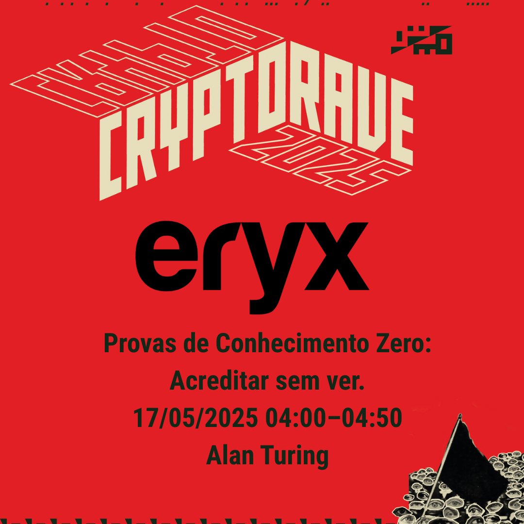 🇧🇷 Nosso guaxinim Carlinho vai estar na <a href="/cryptorave/">CryptoRave🦄</a>  falando sobre provas de conhecimento zero 🦝💥
Quer saber como é possível acreditar sem ver? Cola lá!
🔗 cpa.cryptorave.org/cryptorave-202…