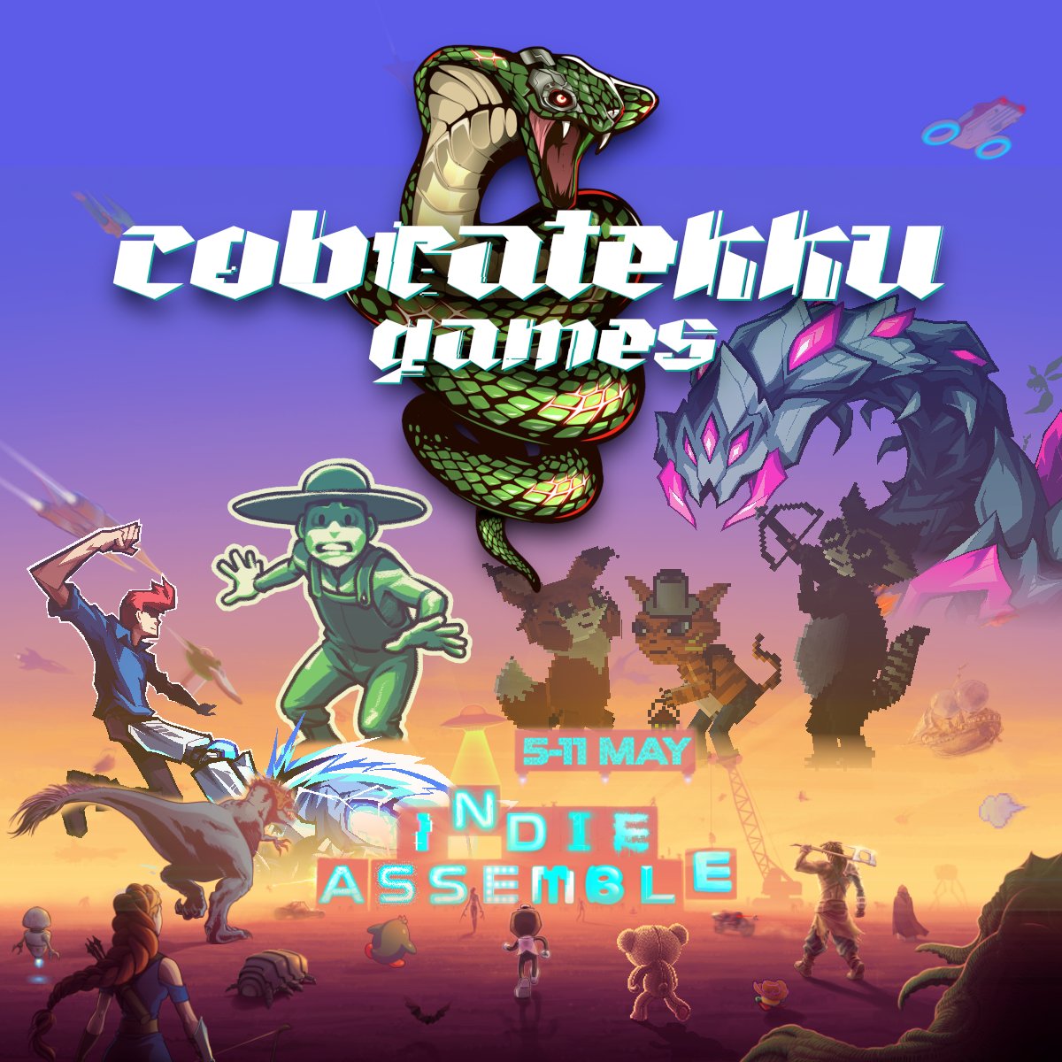 INDIES! ASSEMBLE!!!
⚽️⚔️😼
We are proudly participating in the Indie Assemble festival from May 5 to 11.
Come check out this collection of over 1000 titles in celebration of all things indie 💪
#IndieAssemble