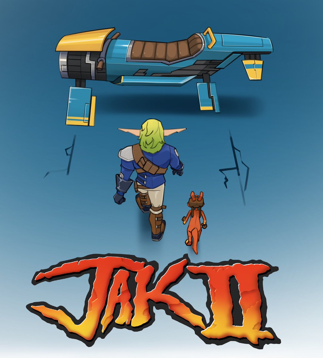 I noticed I just recently got some new followers due to my last Jak and Daxter art, figured I’d post this last piece I did. 

#JakandDaxter #Jak2 #PlayStation #Akira