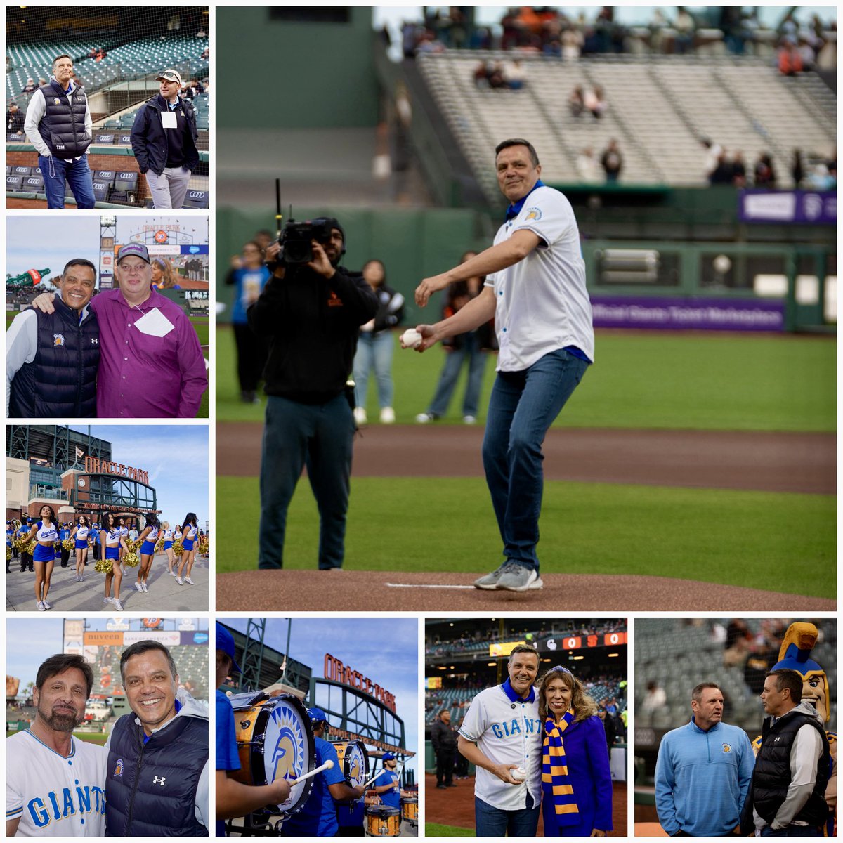 CoachMiles's tweet image. Wrapping up @SJSUAthletics night with @SFGiants - great night to be a #Spartan @sjsuprezmatson