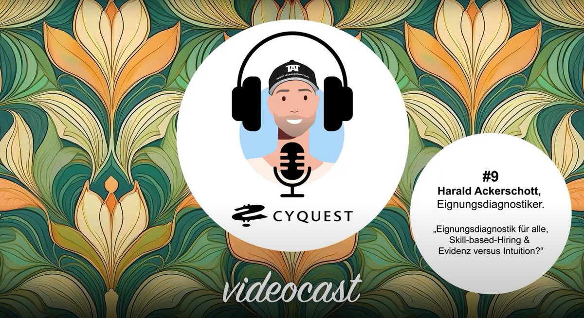 Recrutainment Videocast #9: Wie kommt Eignungsdiagnostik mehr in die Breite, was bitte ist Skill-Based-Hiring und sind Evidenz und Intuition ein Widerspruch, Harald Ackerschott?

blog.recrutainment.de/2025/05/06/rec…